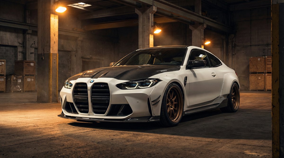 国产爱车视频 - BMW M4碳纤维改装