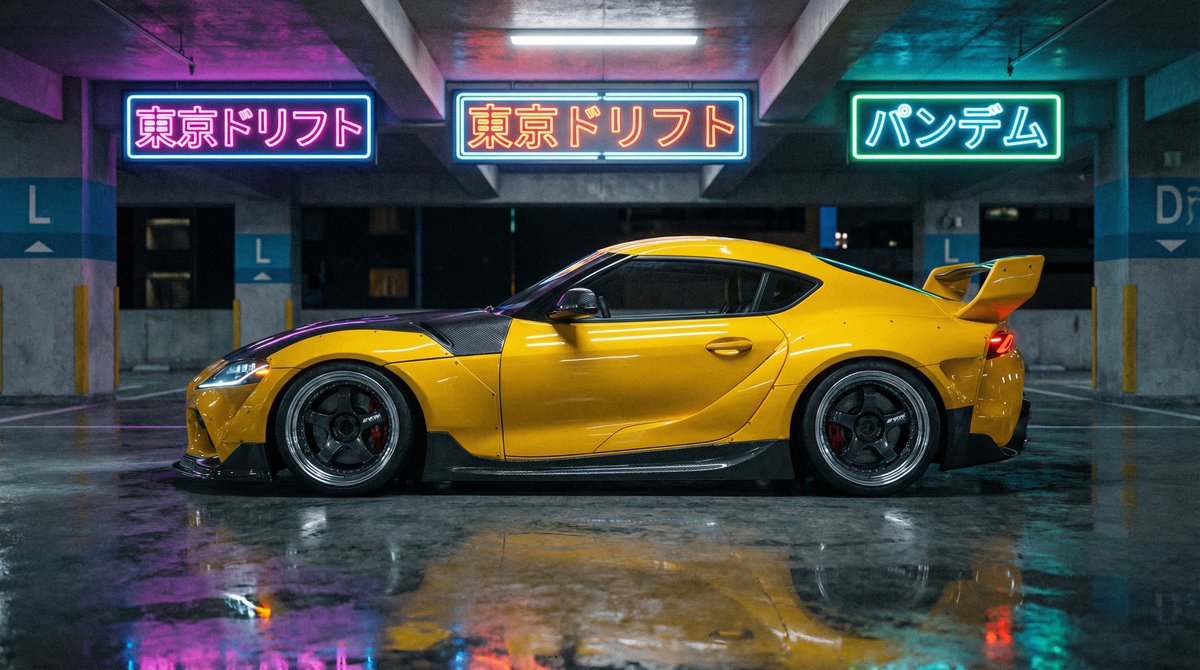 国产JDM改装视频 - Supra宽体改装